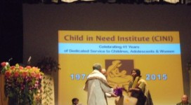 Awards given by Child in Need Insititute (CINI) for the contribution for the women