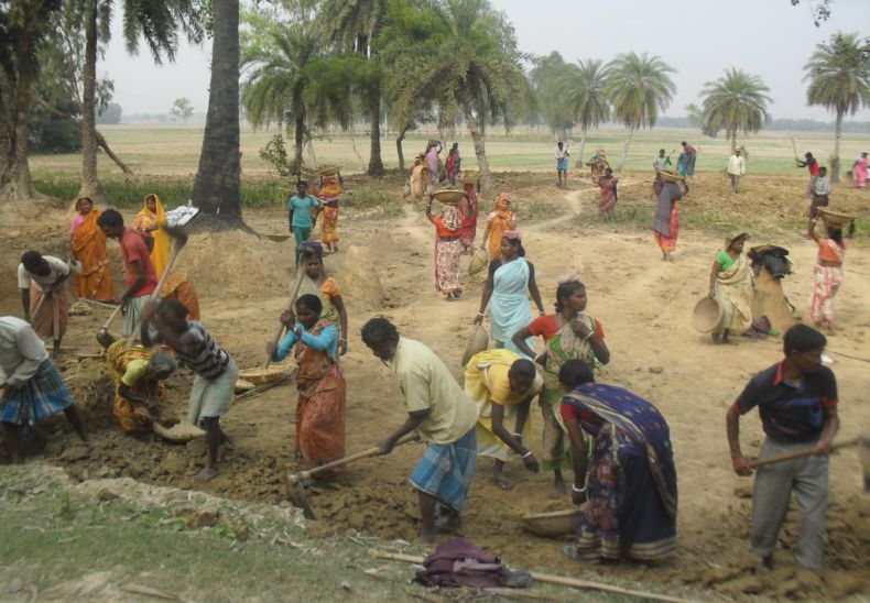 People are working under MGNREGA.