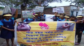 Polio awareness by School Rally