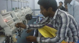 Young people are engaged in Zari embriodery with the help of CAD